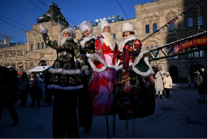 Unique New Year and Christmas celebration in Russia